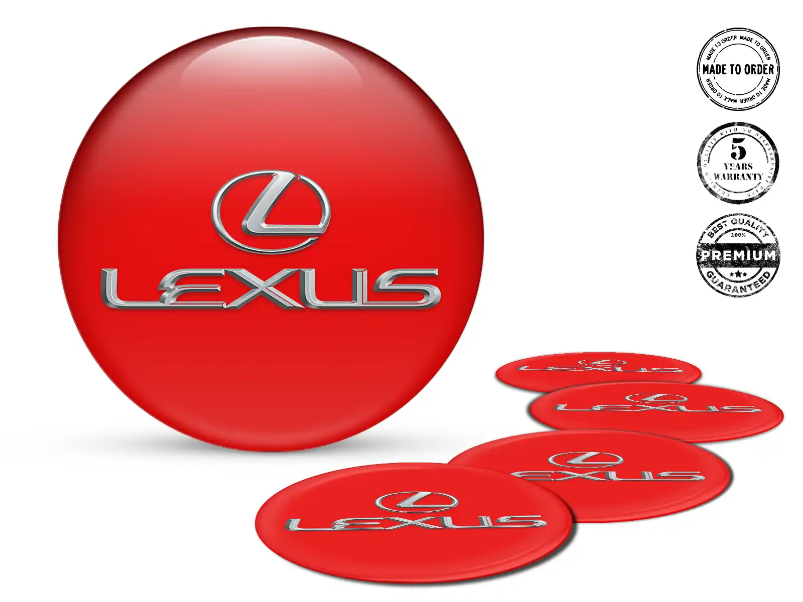 Lexus Pegatinas de Aro para Autos Logos de Cúpula Elegante